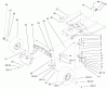 Toro 71199 (12-32XL) - 12-32XL Lawn Tractor, 2002 (220000001-220999999) Listas de piezas de repuesto y dibujos STEERING COMPONENTS ASSEMBLY