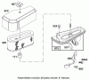 Toro 71199 (12-32XL) - 12-32XL Lawn Tractor, 2003 (230000001-230999999) Listas de piezas de repuesto y dibujos AIR CLEANER ASSEMBLY BRIGGS AND STRATTON 284707-1148-E1