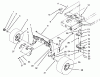 Toro 71200 (12-32XL) - 12-32XL Lawn Tractor, 1995 (5900001-5910000) Spareparts FRONT AXLE ASSEMBLY