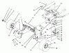 Toro 71200 (12-32XL) - 12-32XL Lawn Tractor, 1995 (5900001-5910000) Listas de piezas de repuesto y dibujos FRONT AXLE ASSEMBLY