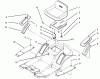 Toro 71200 (12-32XL) - 12-32XL Lawn Tractor, 1995 (5900001-5910000) Spareparts SEAT ASSEMBLY