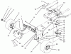 Toro 71202 (12-38XL) - 12-38XL Lawn Tractor, 1995 (5900001-5999999) Listas de piezas de repuesto y dibujos FRONT AXLE ASSEMBLY