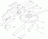 Toro 71209 (13-32XLE) - 13-32XLE Lawn Tractor, 1999 (9900001-9999999) Listas de piezas de repuesto y dibujos 32" DECK COMPONENTS ASSEMBLY