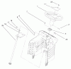 Toro 71209 (13-32XLE) - 13-32XLE Lawn Tractor, 2000 (200000001-200999999) Spareparts FIXED STEERING ASSEMBLY