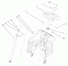 Toro 71209 (13-32XLE) - 13-32XLE Lawn Tractor, 2002 (220010001-220999999) Spareparts FIXED STEERING ASSEMBLY