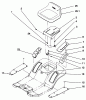 Toro 71218 (16-44HXL) - 16-44HXL Lawn Tractor, 1996 (6900001-6999999) Spareparts SEAT ASSEMBLY