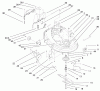 Toro 71223 (16-38XL) - 16-38XL Lawn Tractor, 2000 (200000001-200999999) Listas de piezas de repuesto y dibujos HEIGHT OF CUT COMPONENTS ASSEMBLY #1