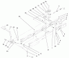 Toro 71223 (16-38XL) - 16-38XL Lawn Tractor, 2000 (200000001-200999999) Listas de piezas de repuesto y dibujos TRACTION CLUTCHING COMPONENTS ASSEMBLY