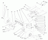 Toro 71226 (16-38XLE) - 16-38XLE Lawn Tractor, 2001 (210000001-210999999) Listas de piezas de repuesto y dibujos STEERING ASSEMBLY
