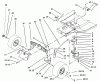 Toro 71223 (16-38XL) - 16-38XL Lawn Tractor, 2002 (220010001-220999999) Pièces détachées STEERING ASSEMBLY
