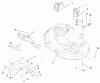 Toro 71225 (16-38HXL) - 16-38HXL Lawn Tractor, 2000 (200000001-200999999) Spareparts 38" DECK ENGAGEMENT COMPONENTS ASSEMBLY