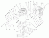 Toro 71242 (16-38HXLE) - 16-38HXLE Lawn Tractor, 2003 (230000001-230999999) Spareparts OHV ENGINE SYSTEM ASSEMBLY