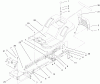 Toro 71228 (17-44HXL) - 17-44HXL Lawn Tractor, 2001 (210000001-210999999) Listas de piezas de repuesto y dibujos FRAME AND BODY ASSEMBLY