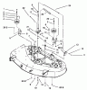 Toro 71228 (17-44HXL) - 17-44HXL Lawn Tractor, 2003 (230000001-230999999) Listas de piezas de repuesto y dibujos BRAKE AND IDLER ASSEMBLY