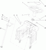 Toro 71253 (XL 440H) - XL 440H Lawn Tractor, 2010 (310000001-310999999) Listas de piezas de repuesto y dibujos FIXED STEERING ASSEMBLY