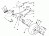 Toro 72041 (244-H) - 244-H Yard Tractor, 1993 (3900001-3999999) Listas de piezas de repuesto y dibujos FRONT AXLE ASSEMBLY