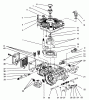 Toro 72041 (244-H) - 244-H Yard Tractor, 1993 (3900001-3999999) Listas de piezas de repuesto y dibujos TRANSMISSION EATON MODEL 751-045 #1
