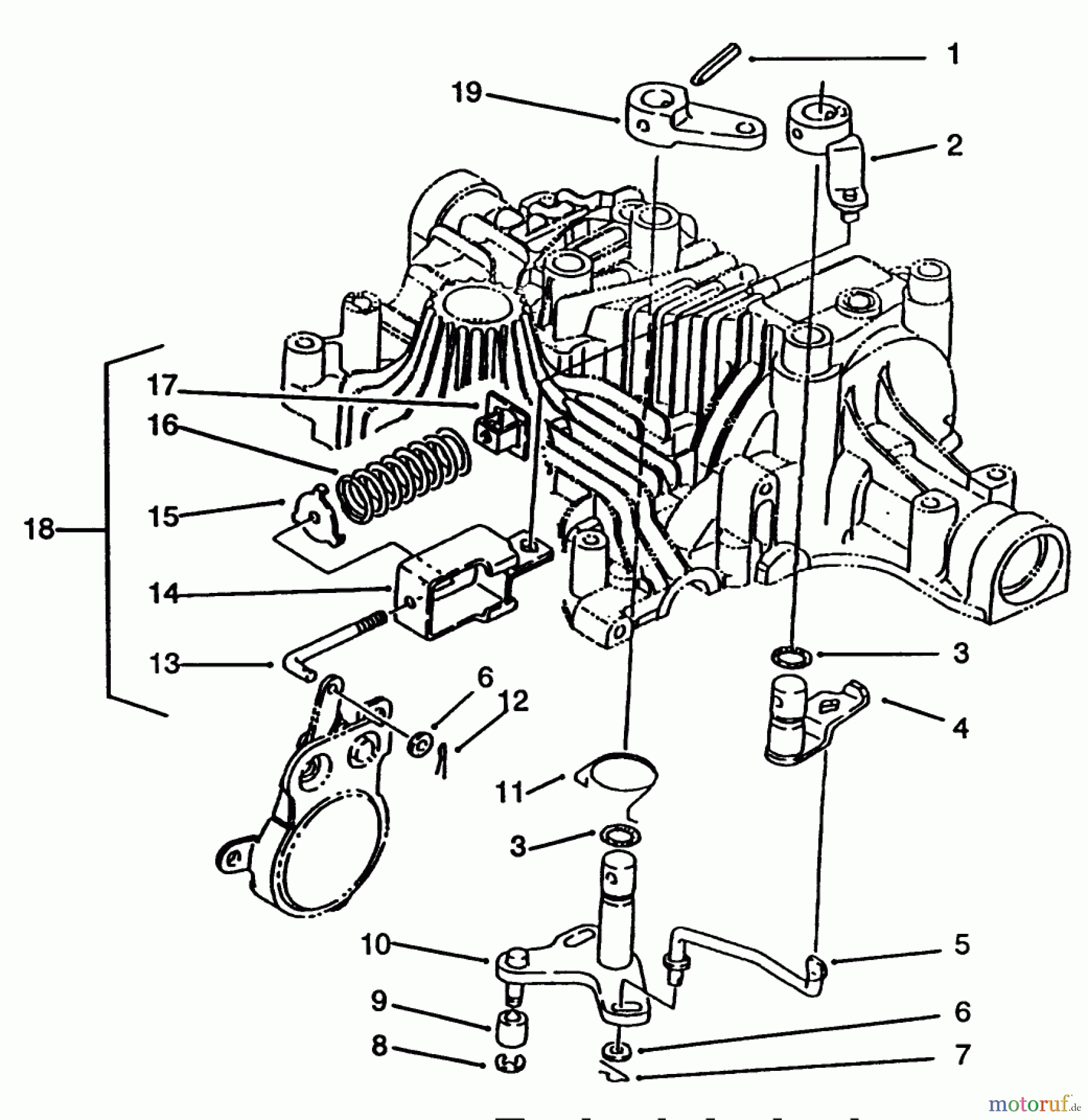 Toro Neu Mowers, Lawn & Garden Tractor Seite 1 72042 (264-6) - Toro 264-6 Yard Tractor, 1994 (4900001-4999999) BRAKE INTERLOCK