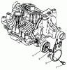 Toro 72063 (264-H) - 264-H Yard Tractor, 1995 (5900499-5999999) Listas de piezas de repuesto y dibujos BRAKE