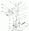 Toro 72063 (264-H) - 264-H Yard Tractor, 1995 (5900499-5999999) Listas de piezas de repuesto y dibujos HYDRO DRIVE COMPONENTS