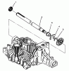 Toro 72046 (265-H) - 265-H Lawn and Garden Tractor, 1996 (6900001-6999999) Spareparts AXLE SHAFT