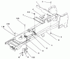 Toro 72064 (265-H) - 265-H Lawn and Garden Tractor, 1996 (6900001-6999999) Listas de piezas de repuesto y dibujos FRAME