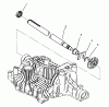 Toro 72064 (265-H) - 265-H Lawn and Garden Tractor, 1998 (8900001-8900599) Spareparts AXLE SHAFT