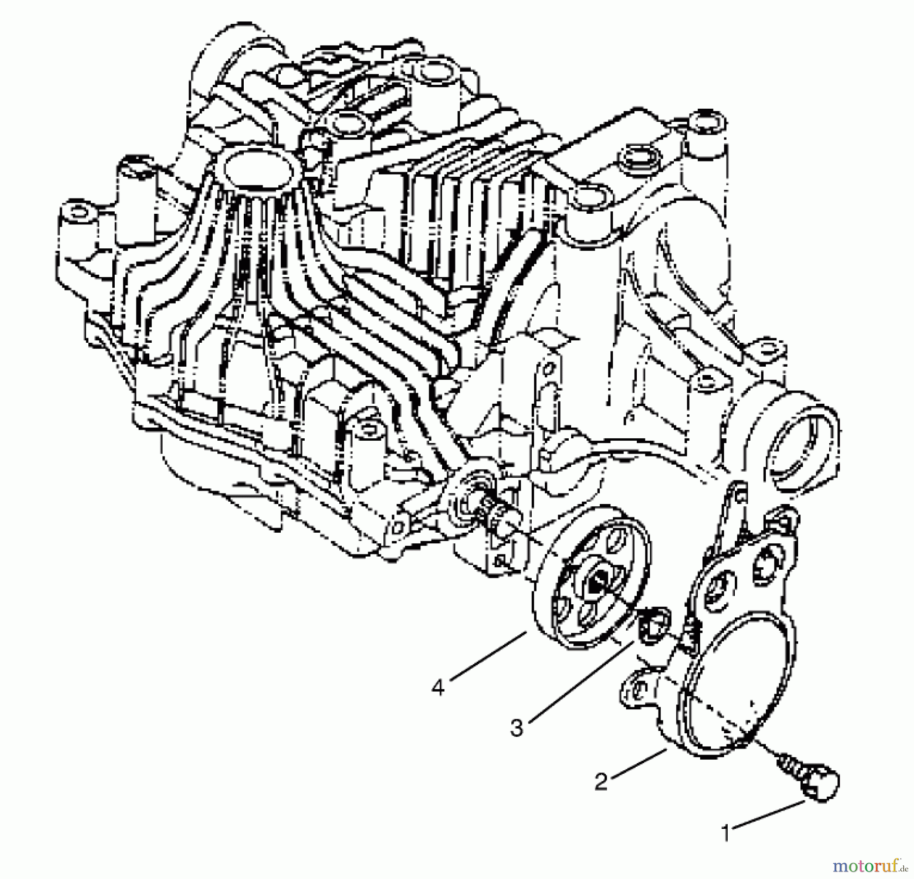  Toro Neu Mowers, Lawn & Garden Tractor Seite 1 72064 (265-H) - Toro 265-H Lawn and Garden Tractor, 1998 (8900001-8900599) BRAKE