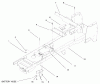 Toro 72047 (265-6) - 265-6 Lawn and Garden Tractor, 1999 (9900001-9999999) Listas de piezas de repuesto y dibujos FRAME ASSEMBLY