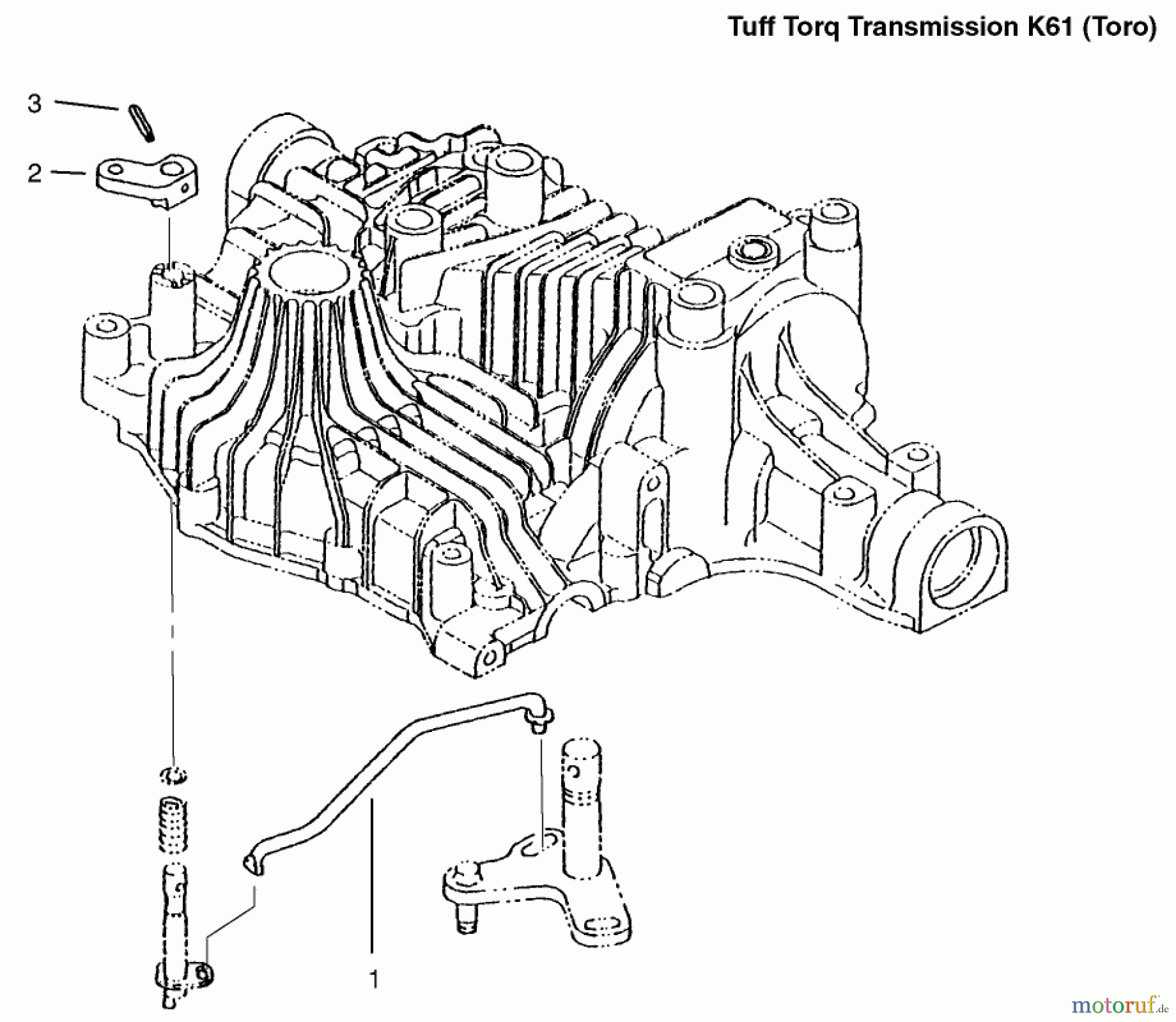  Toro Neu Mowers, Lawn & Garden Tractor Seite 1 72048 (265-H) - Toro 265-H Lawn and Garden Tractor, 1999 (9900001-9999999) BYPASS RETURN