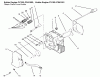 Toro 72048 (265-H) - 265-H Lawn and Garden Tractor, 1999 (9900001-9999999) Listas de piezas de repuesto y dibujos CYLINDER HEAD / VALVE / BREATHER