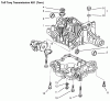 Toro 72048 (265-H) - 265-H Lawn and Garden Tractor, 1999 (9900001-9999999) Listas de piezas de repuesto y dibujos TRANSAXLE CASE