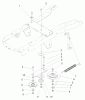 Toro 72071 (265-H) - 265-H Lawn and Garden Tractor, 2000 (200000001-200999999) Listas de piezas de repuesto y dibujos HYDRO DRIVE ASSEMBLY