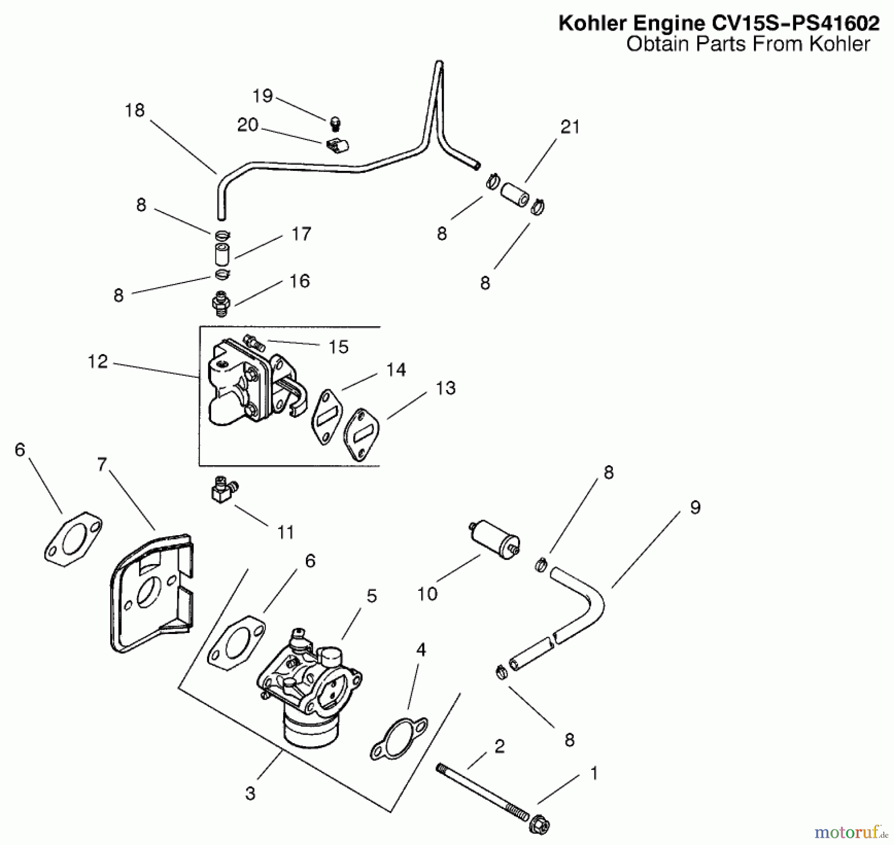  Toro Neu Mowers, Lawn & Garden Tractor Seite 1 72051 (265-H) - Toro 265-H Lawn and Garden Tractor, 2002 (220000001-220999999) FUEL SYSTEM ASSEMBLY