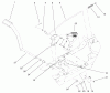Toro 72072 (266-HE) - 266-HE Lawn and Garden Tractor, 2002 (220000001-220999999) Listas de piezas de repuesto y dibujos HYDRAULIC BRAKE ASSEMBLY