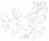 Toro 72072 (266-HE) - 266-HE Lawn and Garden Tractor, 2002 (220000001-220999999) Listas de piezas de repuesto y dibujos HYDRAULICS CONTROLS ASSEMBLY