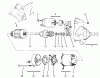 Toro 72104 (267-H) - 267-H Lawn and Garden Tractor, 1997 (7900001-7999999) Listas de piezas de repuesto y dibujos STARTING SYSTEM