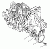 Toro 72104 (267-H) - 267-H Lawn and Garden Tractor, 1998 (8900600-8999999) Listas de piezas de repuesto y dibujos BRAKE
