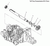 Toro 72105 (268-H) - 268-H Lawn and Garden Tractor, 1999 (9900001-9999999) Listas de piezas de repuesto y dibujos AXLE SHAFT