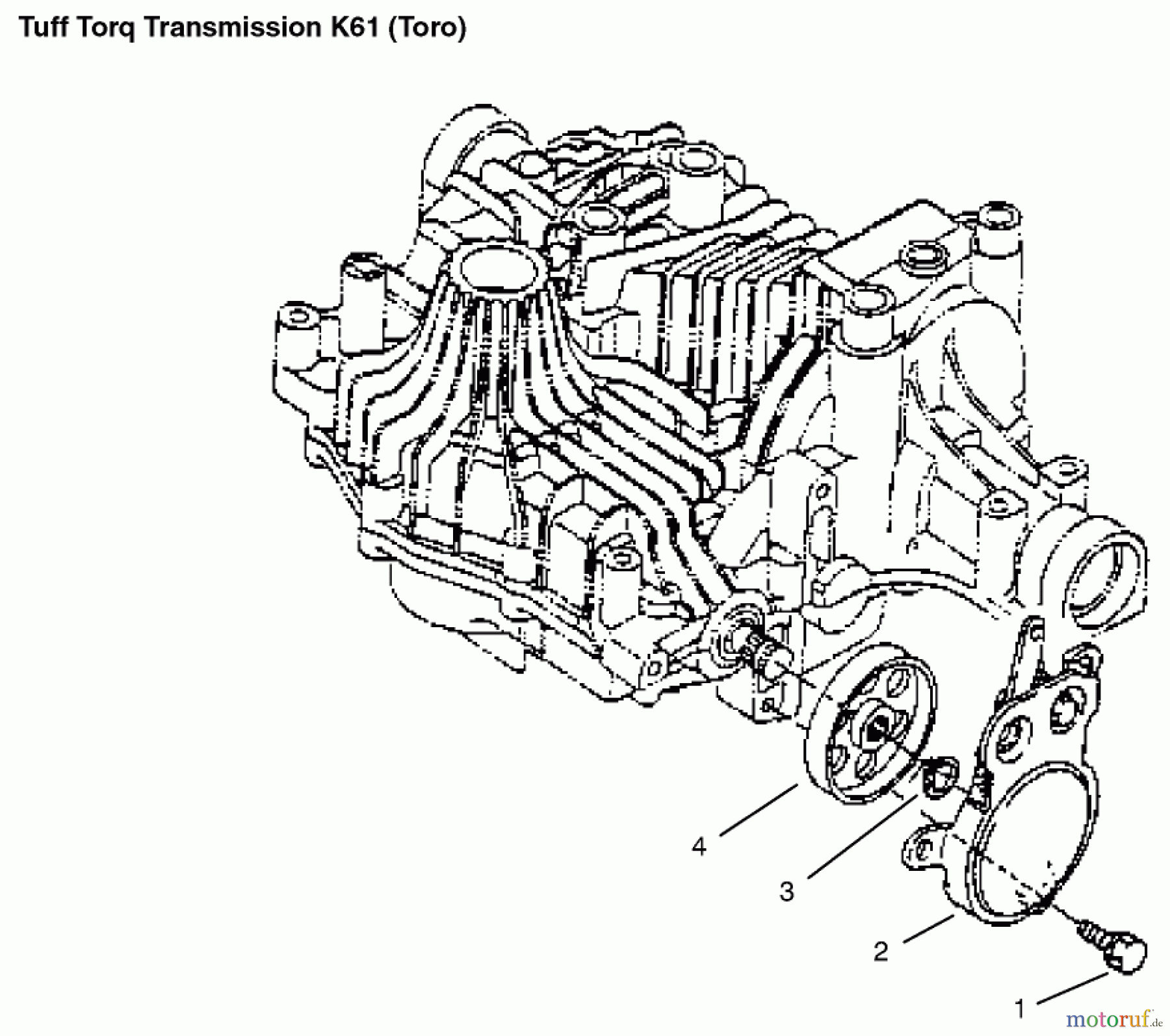  Toro Neu Mowers, Lawn & Garden Tractor Seite 1 72105 (268-H) - Toro 268-H Lawn and Garden Tractor, 1999 (9900001-9999999) BRAKE
