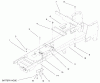 Toro 72105 (268-H) - 268-H Lawn and Garden Tractor, 1999 (9900001-9999999) Listas de piezas de repuesto y dibujos FRAME ASSEMBLY