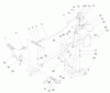 Toro 72087 (268-H) - 268-H Lawn and Garden Tractor, 2000 (200000001-200999999) Listas de piezas de repuesto y dibujos HYDRO CONTROLS ASSEMBLY