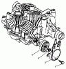 Toro 72102 (269-H) - 269-H Lawn and Garden Tractor, 1996 (6900001-6999999) Spareparts BRAKE