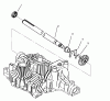 Toro 72102 (269-H) - 269-H Lawn and Garden Tractor, 1998 (8900001-8900399) Listas de piezas de repuesto y dibujos AXLE SHAFT