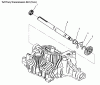Toro 72110 (270-H) - 270-H Lawn and Garden Tractor, 1996 (6900001-6999999) Listas de piezas de repuesto y dibujos AXLE SHAFT