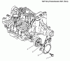 Toro 72110 (270-H) - 270-H Lawn and Garden Tractor, 1996 (6900001-6999999) Spareparts BRAKE
