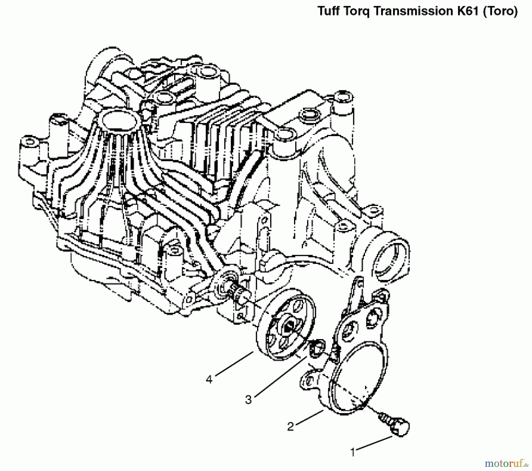 Toro Neu Mowers, Lawn & Garden Tractor Seite 1 72110 (270-H) - Toro 270-H Lawn and Garden Tractor, 1996 (6900001-6999999) BRAKE