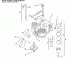 Toro 72110 (270-H) - 270-H Lawn and Garden Tractor, 1996 (6900001-6999999) Listas de piezas de repuesto y dibujos CRANKCASE