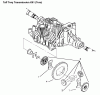 Toro 72110 (270-H) - 270-H Lawn and Garden Tractor, 1996 (6900001-6999999) Listas de piezas de repuesto y dibujos DIFFERENTIAL GEAR