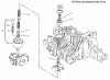 Toro 72110 (270-H) - 270-H Lawn and Garden Tractor, 1996 (6900001-6999999) Listas de piezas de repuesto y dibujos PUMP SHAFT